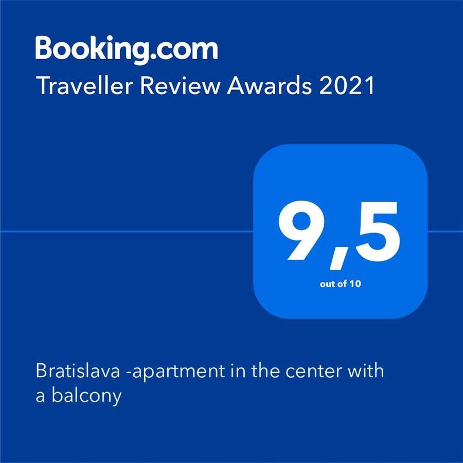 Bratislava -Apartment Near The City Center With A Balcony Zewnętrze zdjęcie